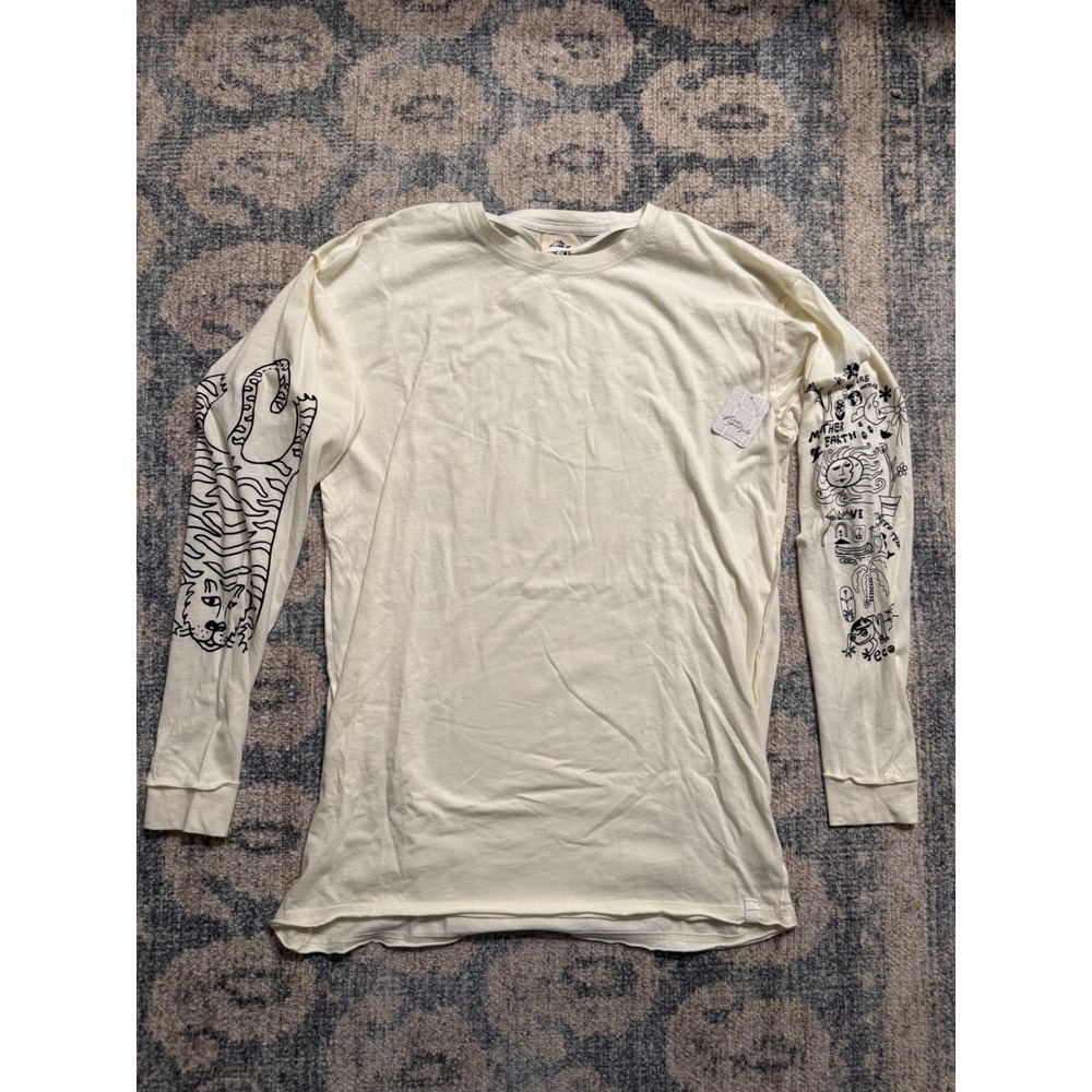 Free People Up To Us Doodle Tee Size XS NWT - Picture 2 of 6